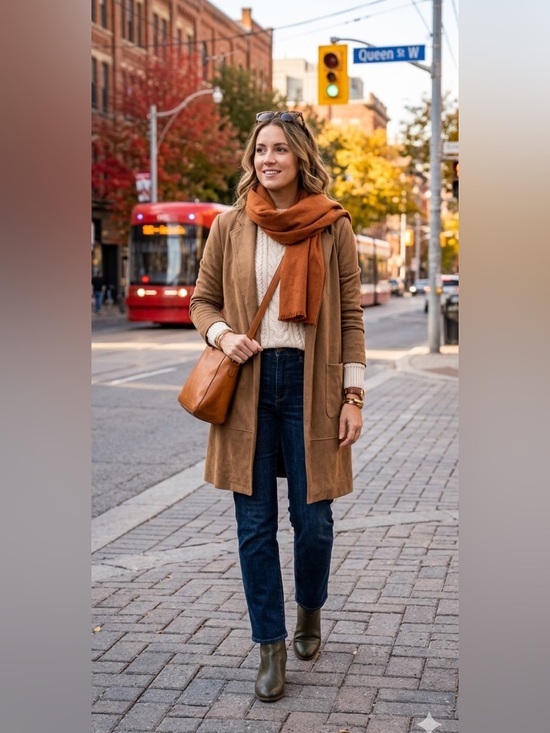 Kaffe Jackets & Blazers - KAFFE Women's Brown Trench Coat - EUC - L